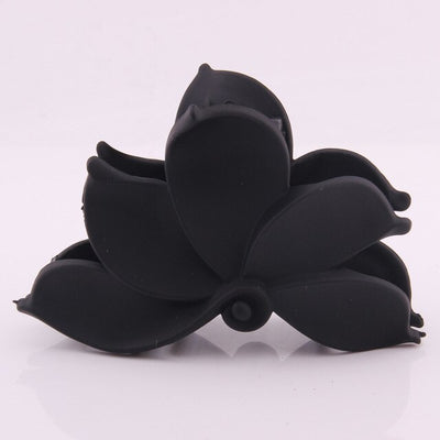 hot design hair claw clips leaves flower shape ponytail holder tins clamp crab for hair strong bit force high-polish finish