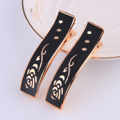 New fashion Delicate Barrettes flowers Solid color adult Wild Frosted Duckbill Clip hairpin lady girl hair accessories Headdress
