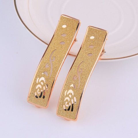 New fashion Delicate Barrettes flowers Solid color adult Wild Frosted Duckbill Clip hairpin lady girl hair accessories Headdress