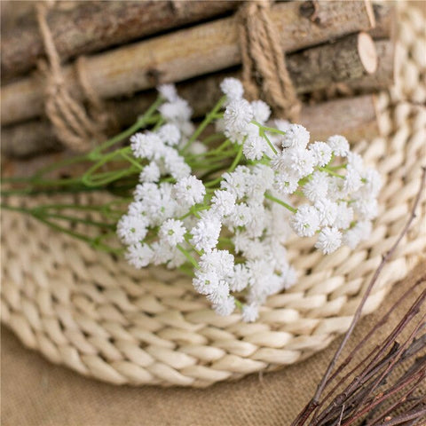 1PCS 62cm Artificial Fake Flowers Gypsophila Garland Decoration for home table wedding flower plastic Valentine's Day Gift Decor