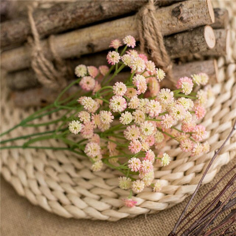 1PCS 62cm Artificial Fake Flowers Gypsophila Garland Decoration for home table wedding flower plastic Valentine's Day Gift Decor