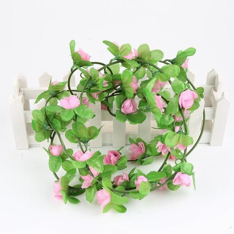 Fake Artificial Wedding Flower Natural Ivy Vine Hanging Garland Wedding Party Leaf Floral Decoration Supplies