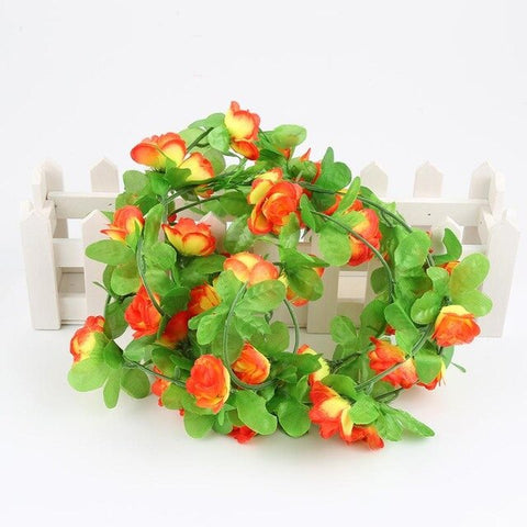 Fake Artificial Wedding Flower Natural Ivy Vine Hanging Garland Wedding Party Leaf Floral Decoration Supplies