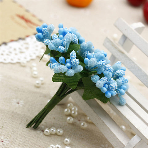 Simulation Small Berry Bouquet Bride Wedding DIY Tourism Lovely Star Flowers Garland Handmade Decorative Material Grains