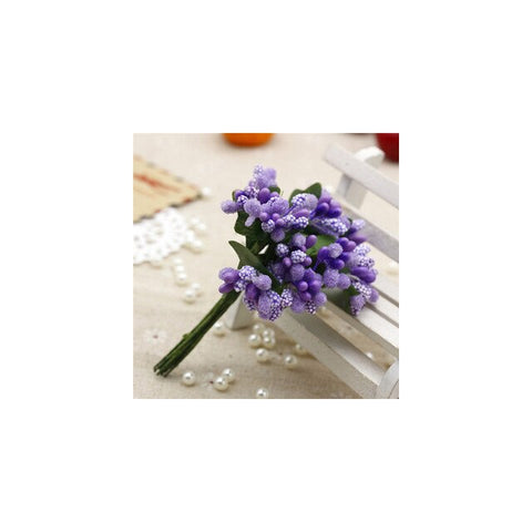Simulation Small Berry Bouquet Bride Wedding DIY Tourism Lovely Star Flowers Garland Handmade Decorative Material Grains