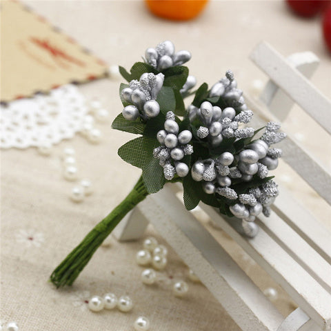 Simulation Small Berry Bouquet Bride Wedding DIY Tourism Lovely Star Flowers Garland Handmade Decorative Material Grains