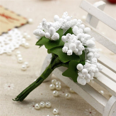 Simulation Small Berry Bouquet Bride Wedding DIY Tourism Lovely Star Flowers Garland Handmade Decorative Material Grains