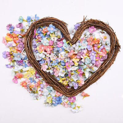 50pcs/lots Multicolor Daisy Flower Head Natural Dried Flowers Rattan Artificial Daisy Wreaths DIY Crafts Hanging Weaved Garlands