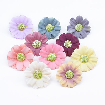 20 pieces Little daisies Multicolor wedding decorative flowers christmas Garlands decorations for home cheap artificial flowers