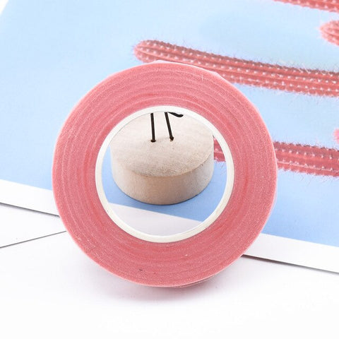 30 meters/roll Diy hand made garland material wrinkle green adhesive tape artificial flowers rose bouquet rod wire paper tape