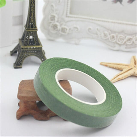 new 25Meter Garland Tape Artificial Flower Fixed Supplies For Wedding Decoration DIY Wreath Flores Garland Supplies Tape Glue