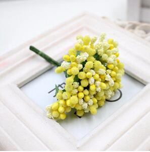 12Pcs/lot Berry Artificial Stamen Flower for Wedding Decoration Pistil Mini DIY Scrapbooking Garland Craft Fake Flowers Birthday