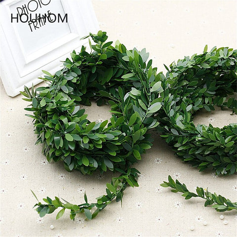 7.5 M Dried Artificial Leaf Garland Plants Vine Fake Foliage Handmade for Home Decor Wedding Decoration DIY Wreath Silk Flowers