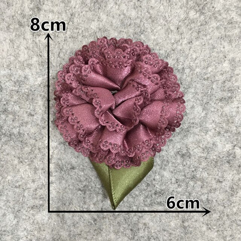 Matt cloth 3D Bow Flower Home Decoration Garland Christmas Decorations Valentine Gift Artificial Flower Accessories Scrapbooking