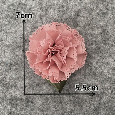 Matt cloth 3D Bow Flower Home Decoration Garland Christmas Decorations Valentine Gift Artificial Flower Accessories Scrapbooking