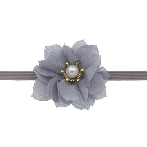 Baby headband  Elastic hair band Chic Flower Crown Pearl headbands Wedding Photography Props infant baby Girls Hair Accessories