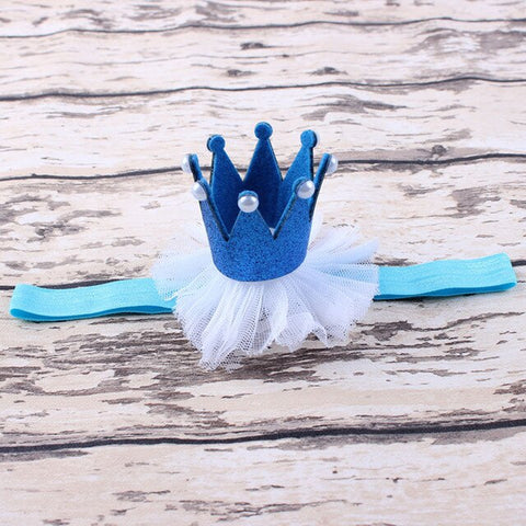 1pcs CreativeNew Cute Crown Headbands Hair Band Children Elastic Flowers Headwear Girls Hairbands Head Accessories