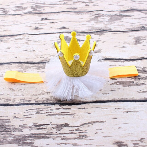 1pcs CreativeNew Cute Crown Headbands Hair Band Children Elastic Flowers Headwear Girls Hairbands Head Accessories