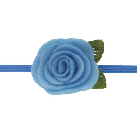 4cm baby Headband Girls Felt Flower Crown Headbands Rose Leaves Elastic hair band Kids Photography Props baby Hair Accessories