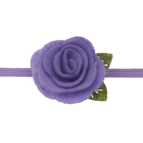 4cm baby Headband Girls Felt Flower Crown Headbands Rose Leaves Elastic hair band Kids Photography Props baby Hair Accessories