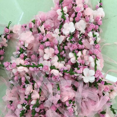 Crowns Tiaras Garland Hairbands Seaside Party Wedding Hair Accessories Hair Ornaments Handmade Flowers Romantic Jewelry