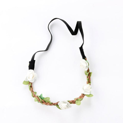 Hot Sale Floral Garlands Hair band Girls Stylish Kids Women's Hair Band Fashion Flower Wreath Crown Headband Ladies