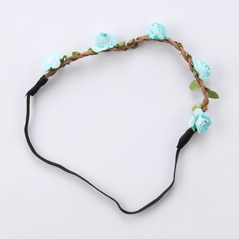 Women's 2019 Hair Band Fashion Flower Wreath Crown Headband Floral Garlands Hair band