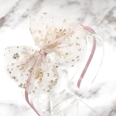 Girls Lace 27 Colors Kids 1PC Snow Flower Headband Animal Children Rabbit Organza Bowknot With Teeth Crown Flower