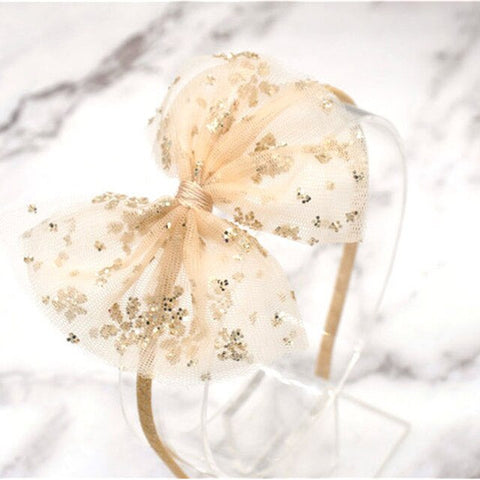 Girls Lace 27 Colors Kids 1PC Snow Flower Headband Animal Children Rabbit Organza Bowknot With Teeth Crown Flower