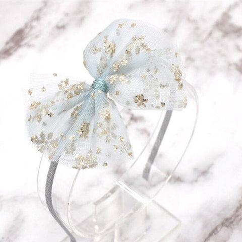 Girls Lace 27 Colors Kids 1PC Snow Flower Headband Animal Children Rabbit Organza Bowknot With Teeth Crown Flower