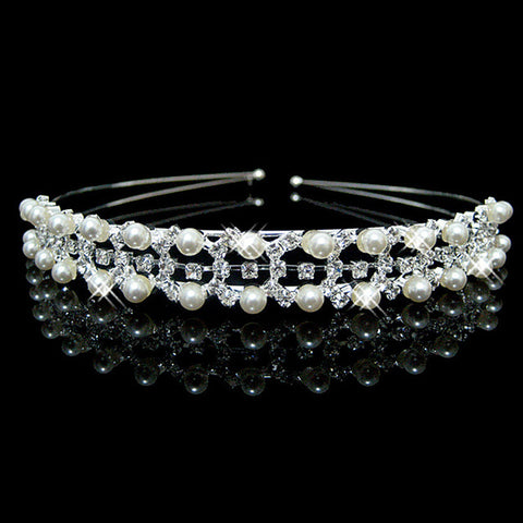 Crystal Hair Accessories for Women Wedding Bridal Bridesmaid Tiaras Crown Headbands Spiral Flower Hair Clips Hairpins Headdress