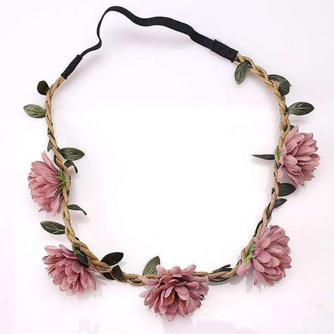 Artificial Flower For Girls Party Headband Women 2020 New Floral Crown Stylish 1PC Hair Accessories Popular Diademas Garland