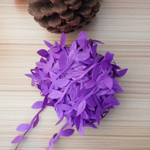 2m Artificial Green Flower Silk Leaves Rattan DIY Garland Accessory For Home Wedding Decoration Artificial Scrapbooking Flower