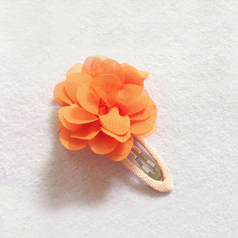 Sale 2 Pcs Girl Kids Children Fashion Flower Pumpkin Hair Clip Hairpins Toddler Hair Accessories Gift