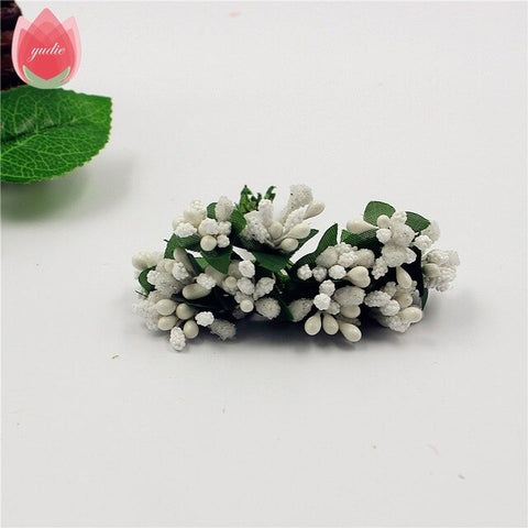 2017 12pcs Berry Artificial Stamen Handmade Flower For Wedding Home Decoration Pistil DIY Scrapbooking Garland Craft Fake Flower