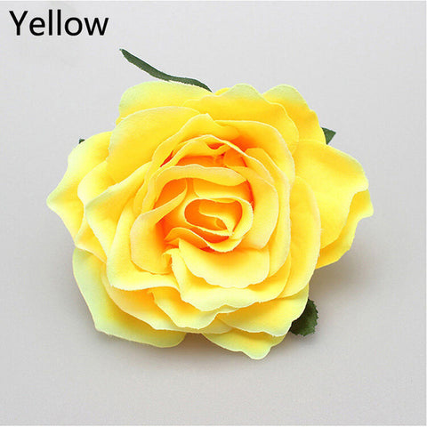 Hot Sale 1 PC Fashion Multicolor Rose Flower Bridal Hair Clip Hairclips Hairgrips Elegant Hairpin Wedding Party Accessories