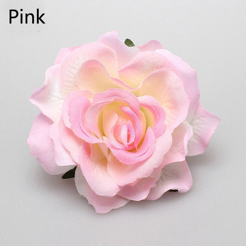 Hot Sale 1 PC Fashion Multicolor Rose Flower Bridal Hair Clip Hairclips Hairgrips Elegant Hairpin Wedding Party Accessories