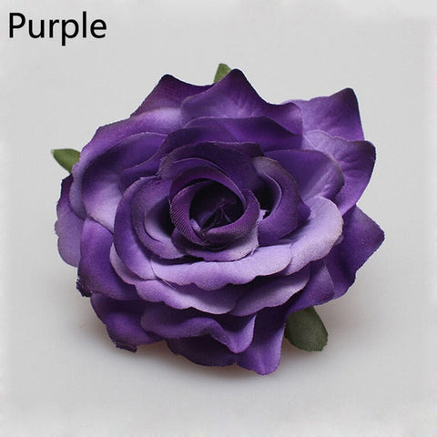 Hot Sale 1 PC Fashion Multicolor Rose Flower Bridal Hair Clip Hairclips Hairgrips Elegant Hairpin Wedding Party Accessories