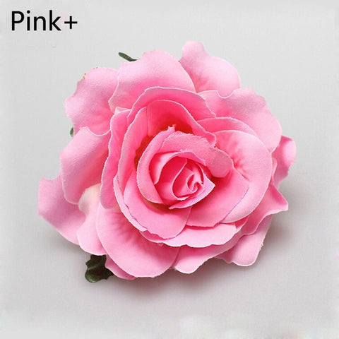 Hot Sale 1 PC Fashion Multicolor Rose Flower Bridal Hair Clip Hairclips Hairgrips Elegant Hairpin Wedding Party Accessories