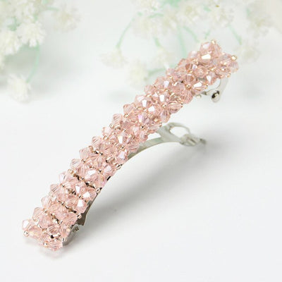 1PC Ladies Bling Headwear Crystal Rhinestone Flower Hair Clips Women Barrette Girls Hairpin Hair Accessories