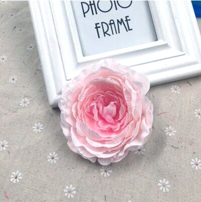 YOOROMER 5pcs/lot 8.5cm High Quality Peony Flower Head Silk Artificial Flower Wedding Decoration DIY Garland Craft Flower