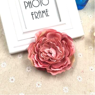 YOOROMER 5pcs/lot 8.5cm High Quality Peony Flower Head Silk Artificial Flower Wedding Decoration DIY Garland Craft Flower