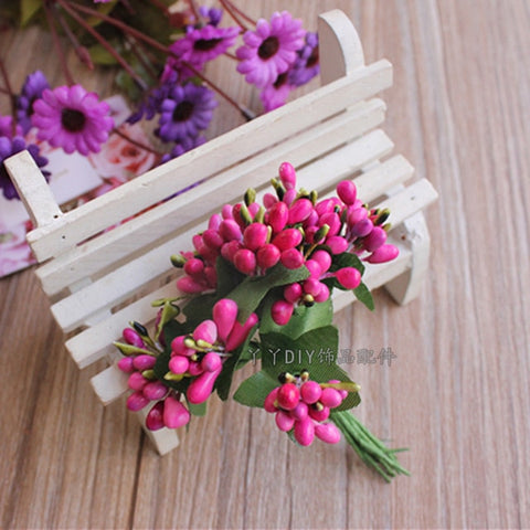 10pcs DIY handmade garland flower buds foam material cute hair accessory bride wrist flower material accessories