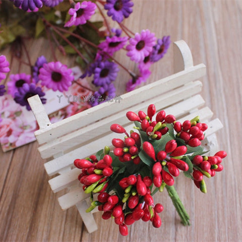 10pcs DIY handmade garland flower buds foam material cute hair accessory bride wrist flower material accessories