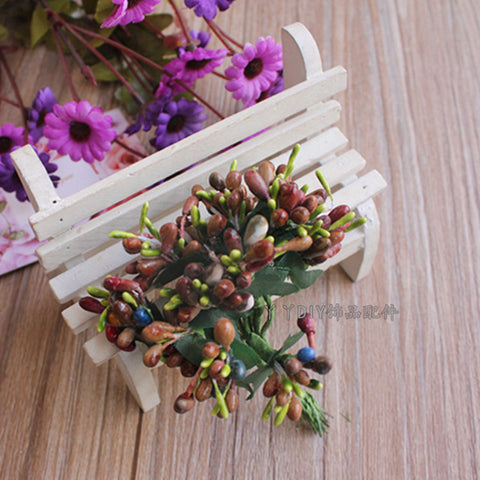 10pcs DIY handmade garland flower buds foam material cute hair accessory bride wrist flower material accessories