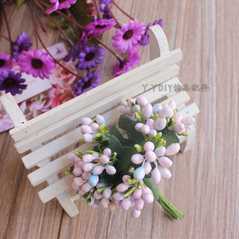 10pcs DIY handmade garland flower buds foam material cute hair accessory bride wrist flower material accessories