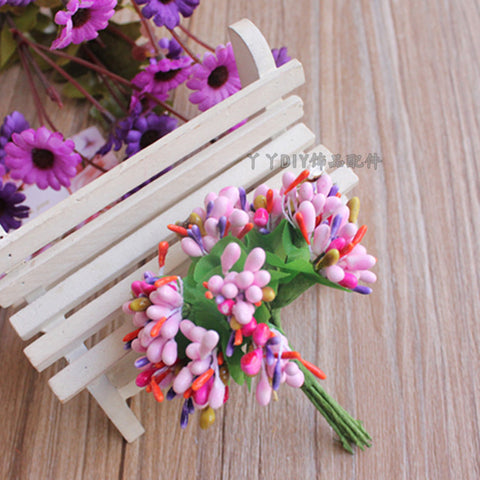 10pcs DIY handmade garland flower buds foam material cute hair accessory bride wrist flower material accessories