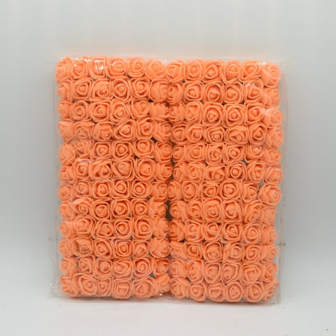 144pcs/bag pompon Foam roses bouquet for home wedding decor Christmas wreath diy Garlands gifts scrapbooking artificial flowers