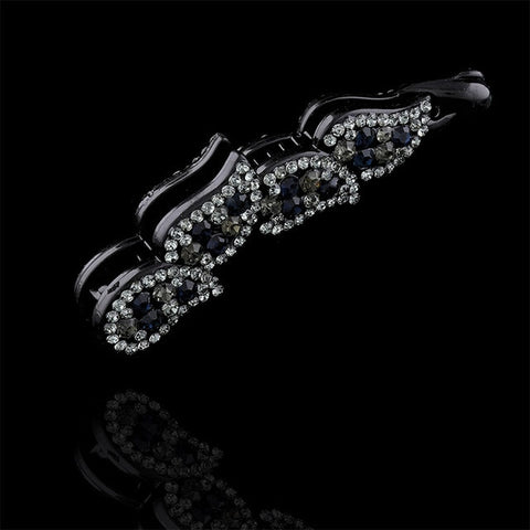 Ladies Bow Hair Claw Clip Banana Hair Clip Flower Multicolor Crystal Women Hairbands Fashion Women Hairpin Hair Accsessories