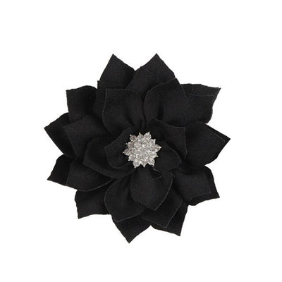 Sale 1 Pc Multicolor Kids Girls Rhinestone Crystal Beautiful Lotus Flowers (NO CLIP) For DIY Hair Clip Hair Accessories